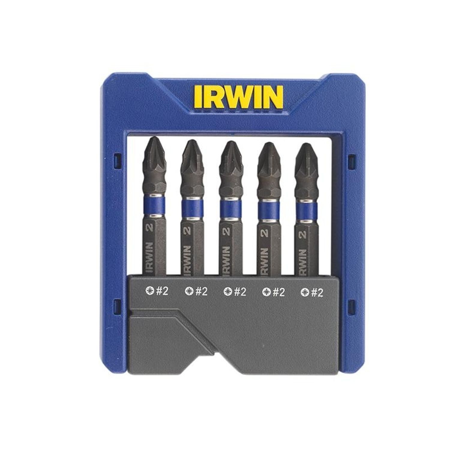 Irwin Pozidriv Impact Screwdriver Pocket Bit Set, 5 Piece - Multi Colour