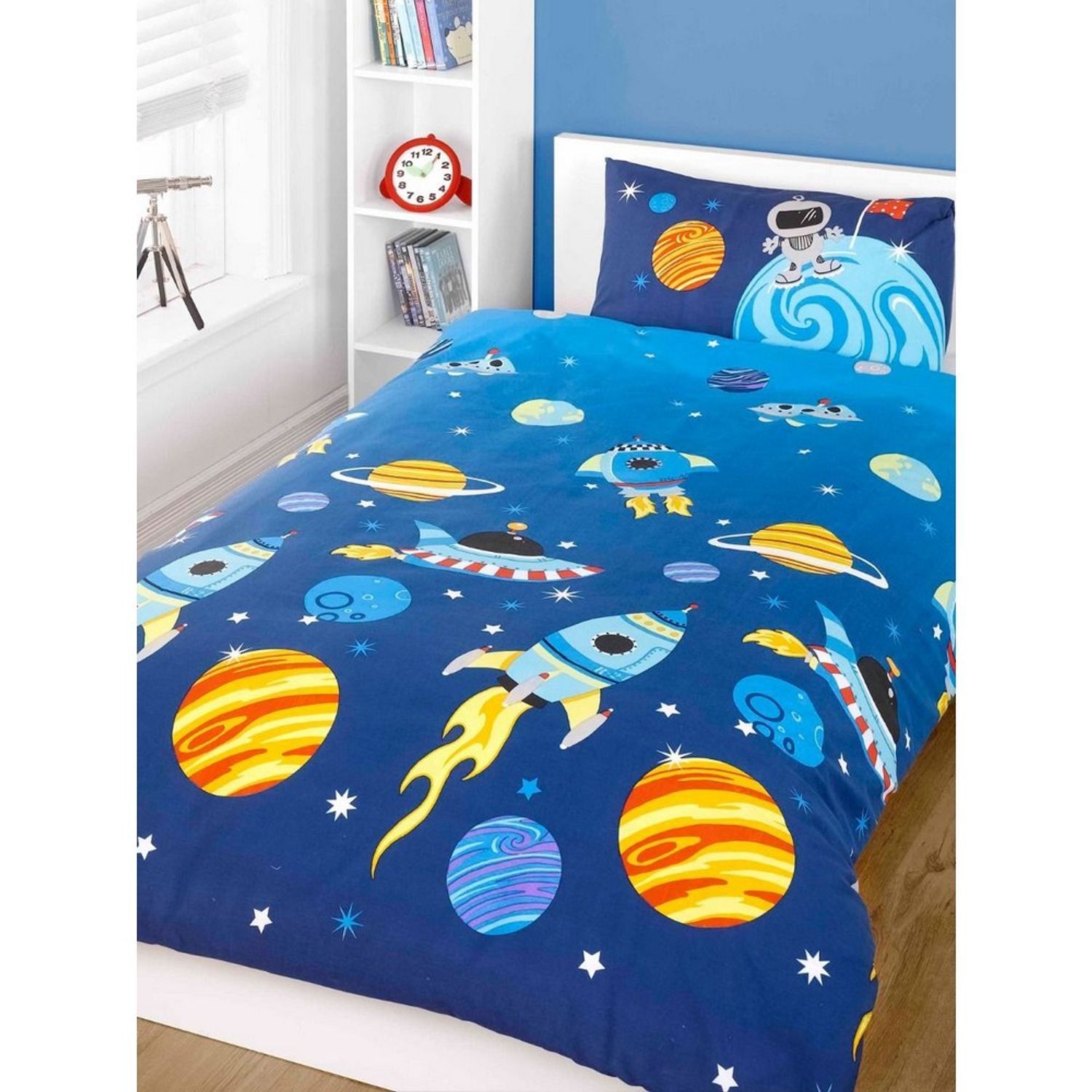Rapport Rocket Duvet Cover Set in Blue | Size: Single