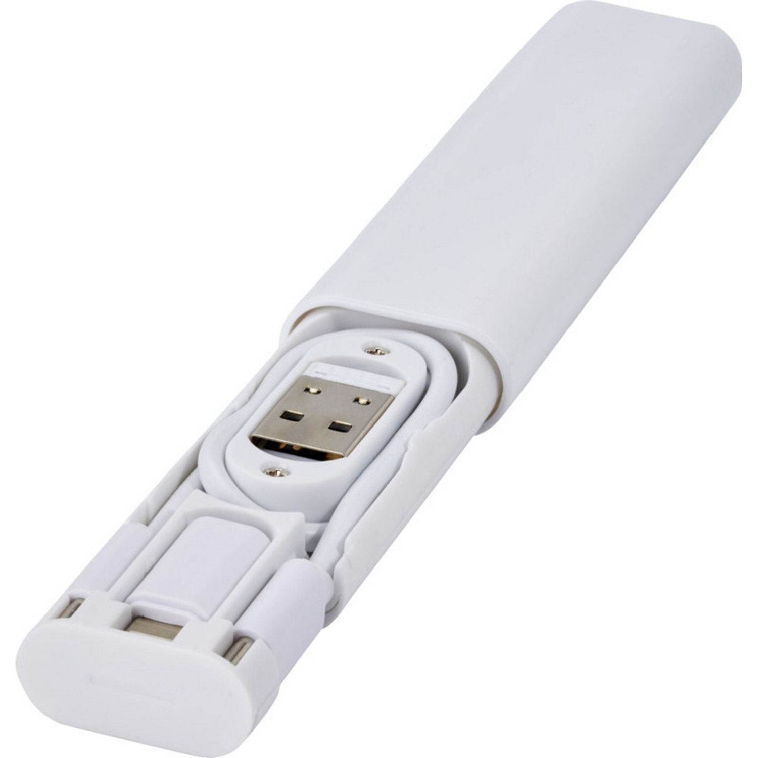 Whiz Recycled Plastic Mobile Phone Charger - White