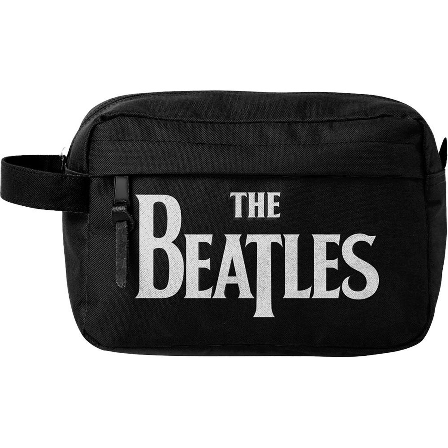 The Beatles Logo Toiletry Bag - Black