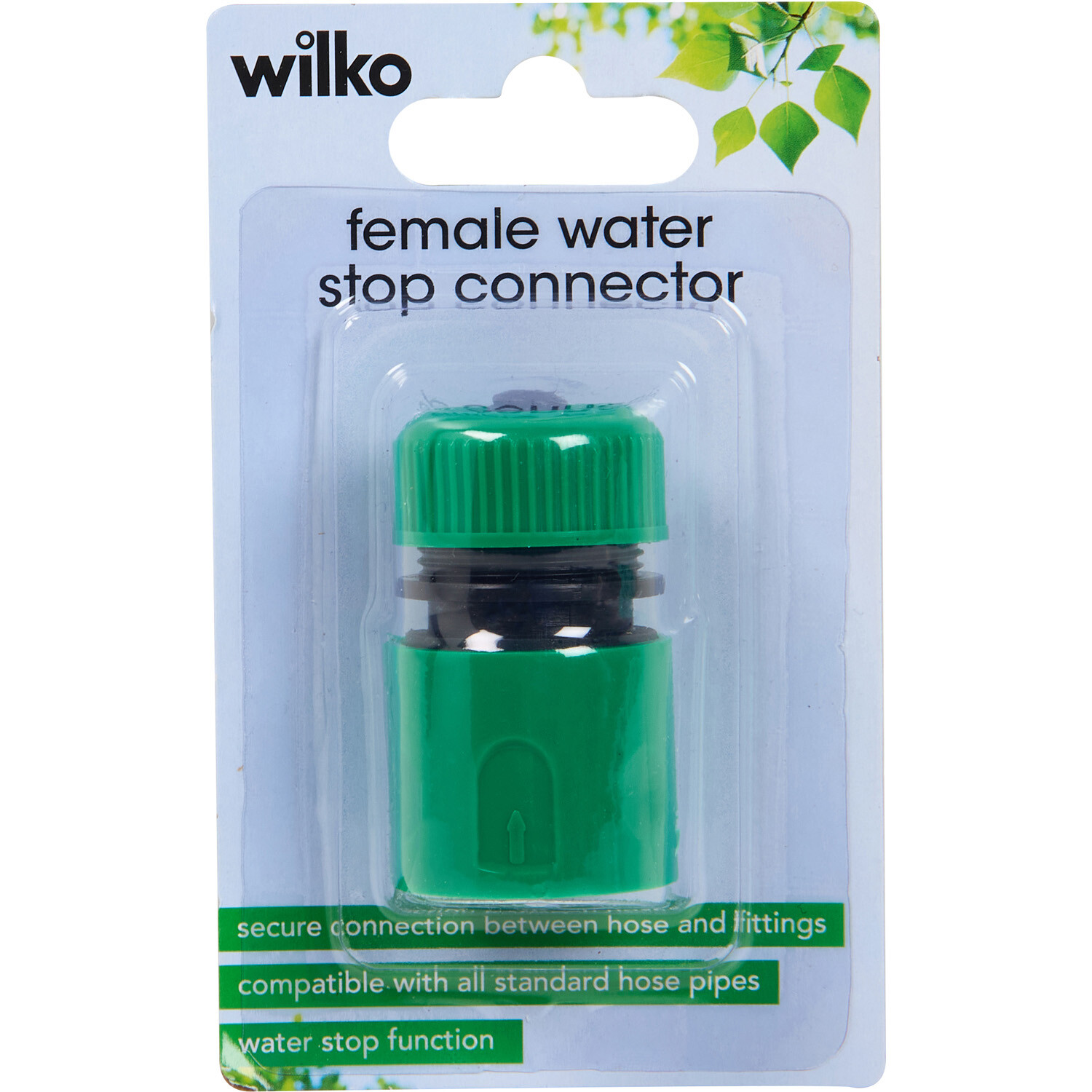 Wilko - Water Stop Connector - Garden Hose Fitting - Female - Image 2