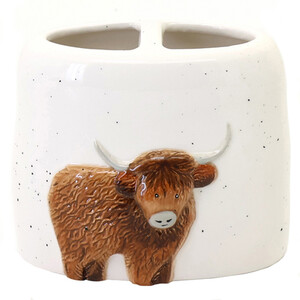 Highland Cow Toothbrush Holder