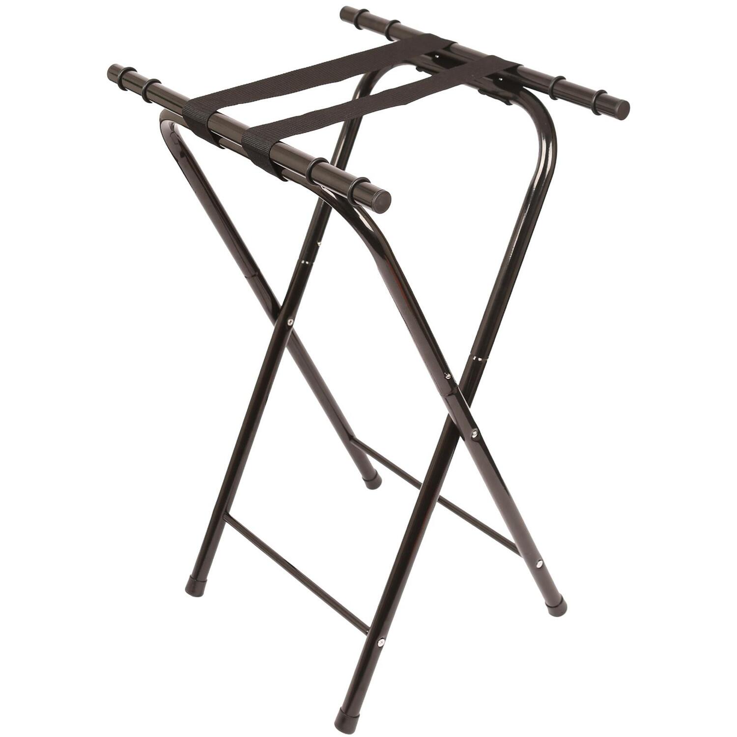 Image of Metal Folding Serving Tray Stand