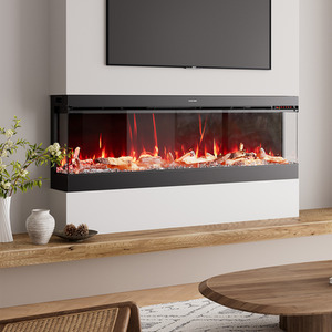 Electric Fireplace with Smart Remote