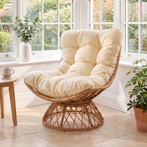 Arden Indoor or Outdoor Swivel Papasan Chair