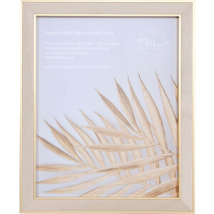 Gold Edge Velvet Photo Frame