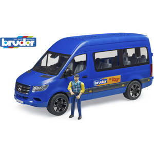 Bruder MB Sprinter Transfer with driver Delivery Vehicle Playset