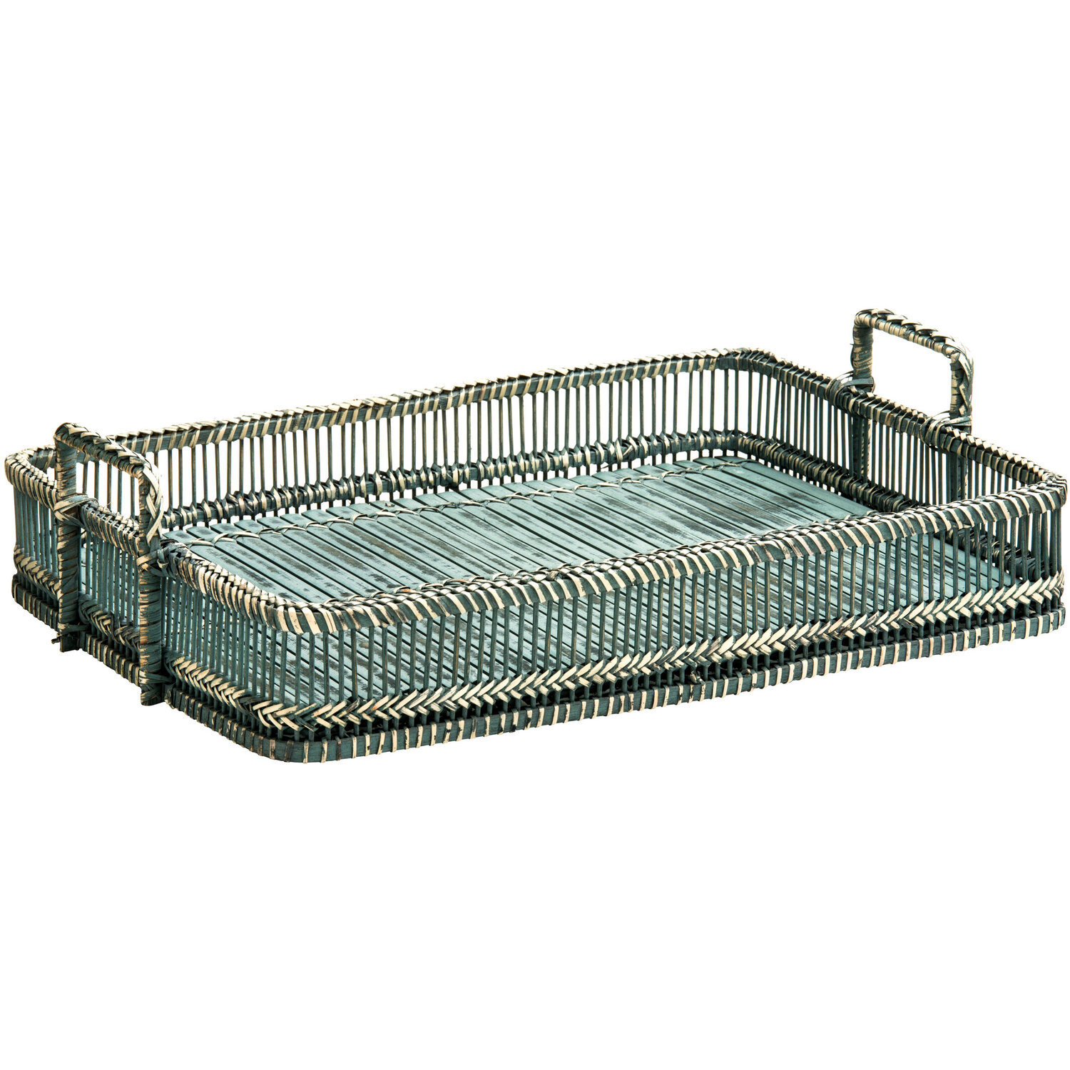 Image of Ezell Rattan and Bamboo Grey Washed&hellip;