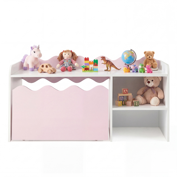 Wooden Toddler Book Rack