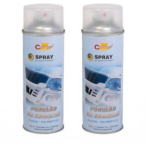 2 x 400 mL Plastic Adhesion Promoter Primer Spray for Bumpers & Car Trim