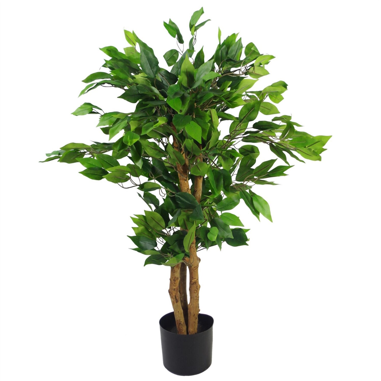 90cm Artificial Ficus Tree with Realistic Foliage - Green