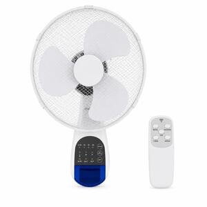 16 Inch Wall Fan Remote Control Oscillating 3 Speed 45W