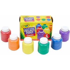 Crayola Washable Kids Paint Set Pack of 6 Bottles