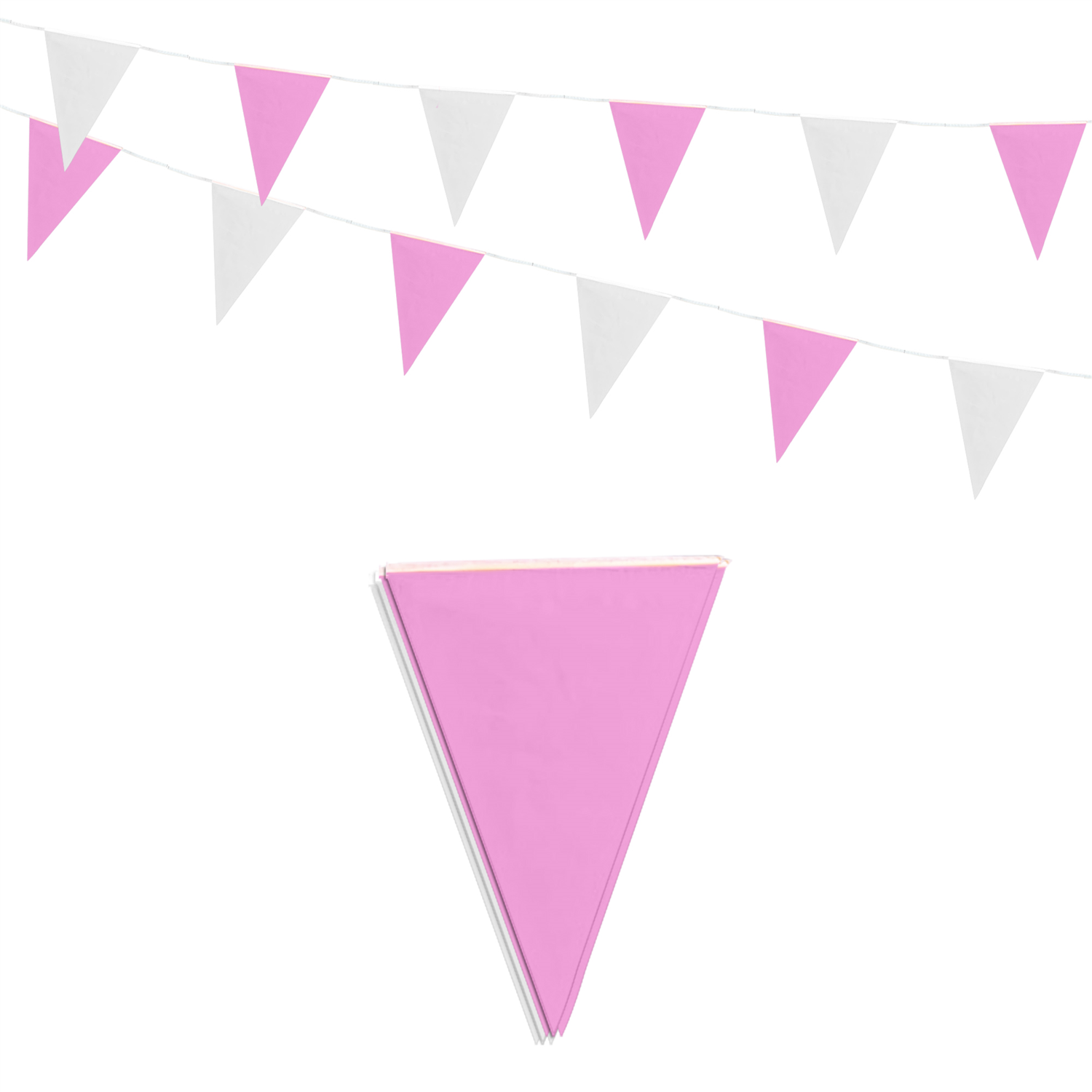 Henbrandt Halloweenpvcbunting - White Light Pink / 20Cm - Image 1