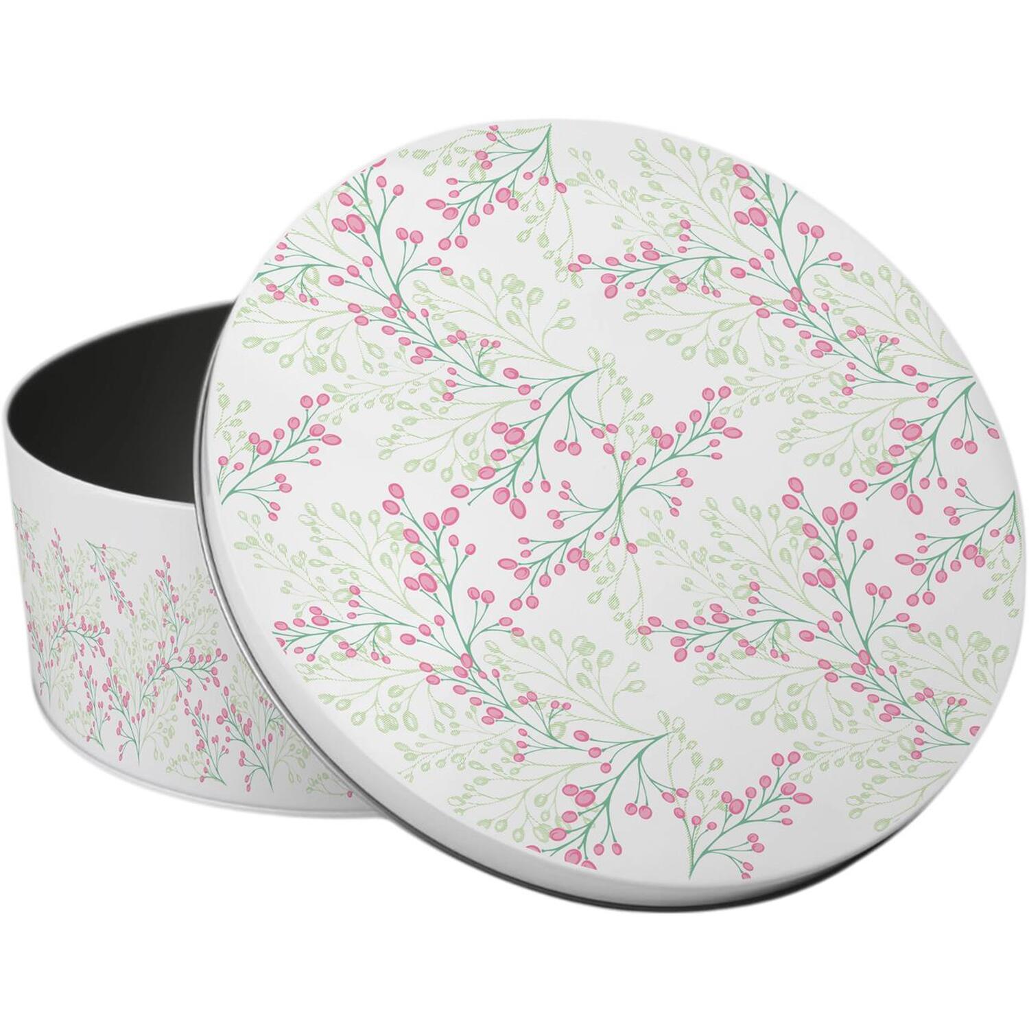 Image of Delicate Floral Small Cake Tin -&hellip;