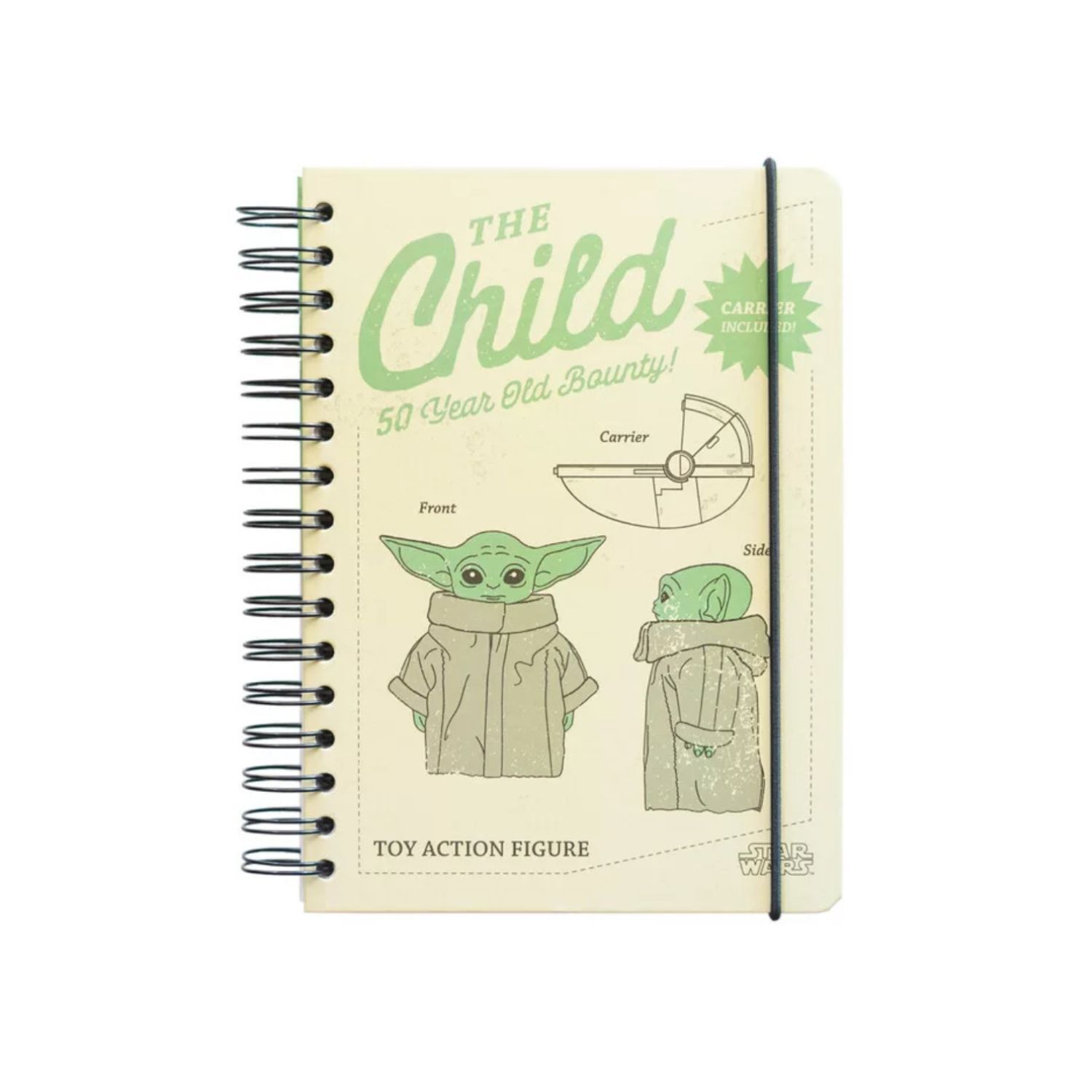 - Star Wars The Mandalorian Child Baby Yoda A5 Notebook - Image 2