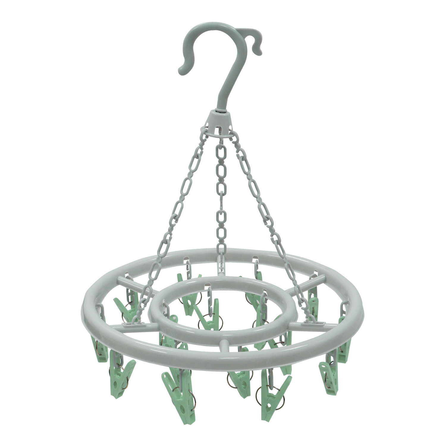 JVL Round Sock Dryer 16 Pegs – Hanging Laundry Rack, Indoor/Outdoor Use - Image 3