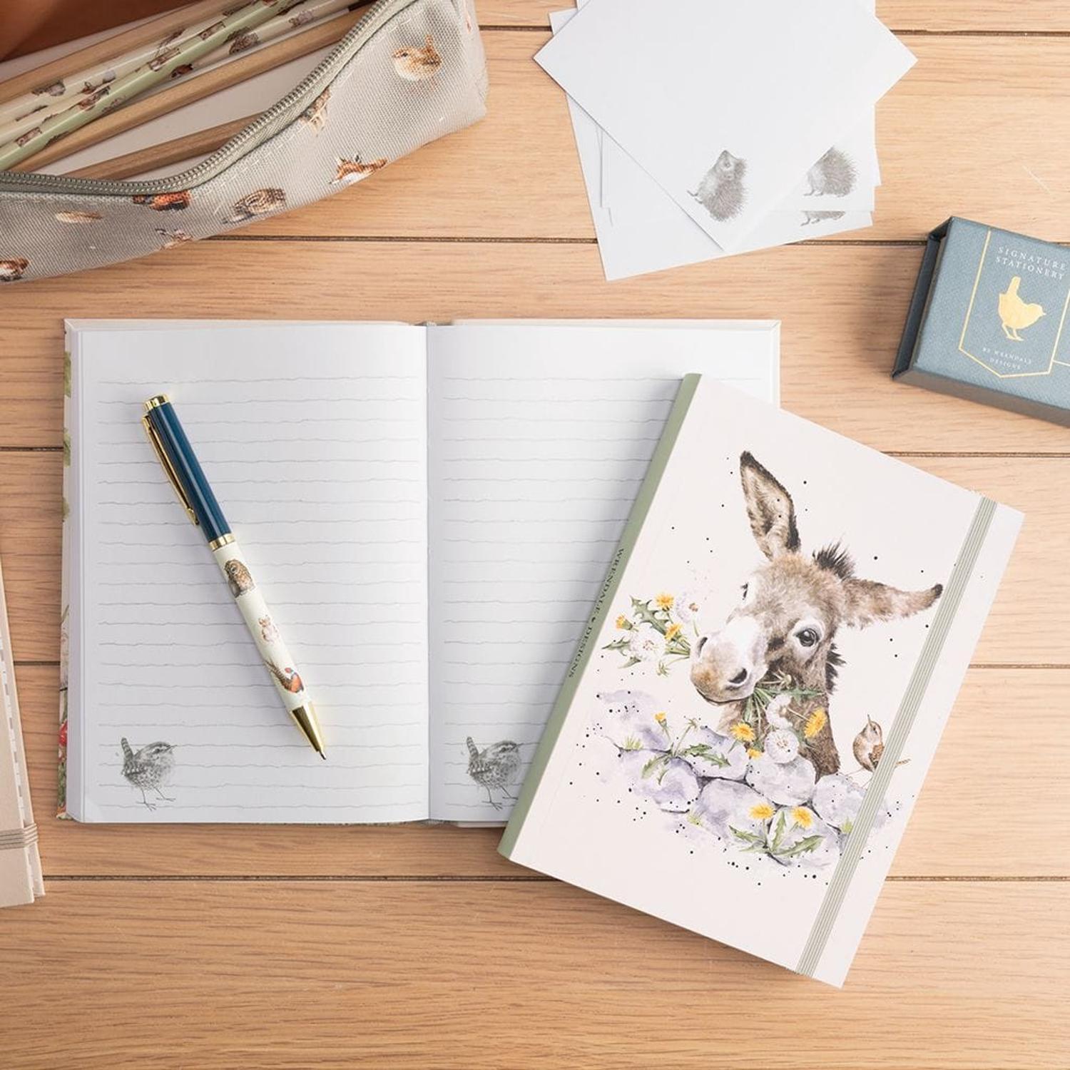 Wrendale flexi notebooks FINE AND DANDY donkey & dandelions - Image 6