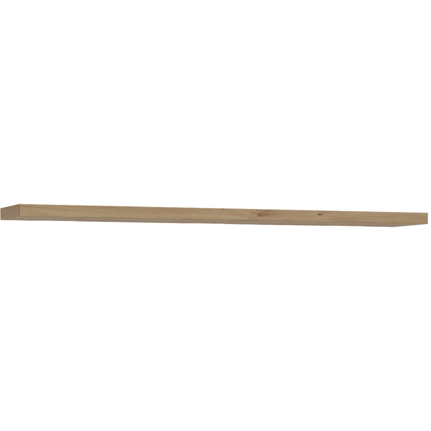 Florence Corona Artisan Oak Floating Wall Shelf - 140cm - Brown - Image 4