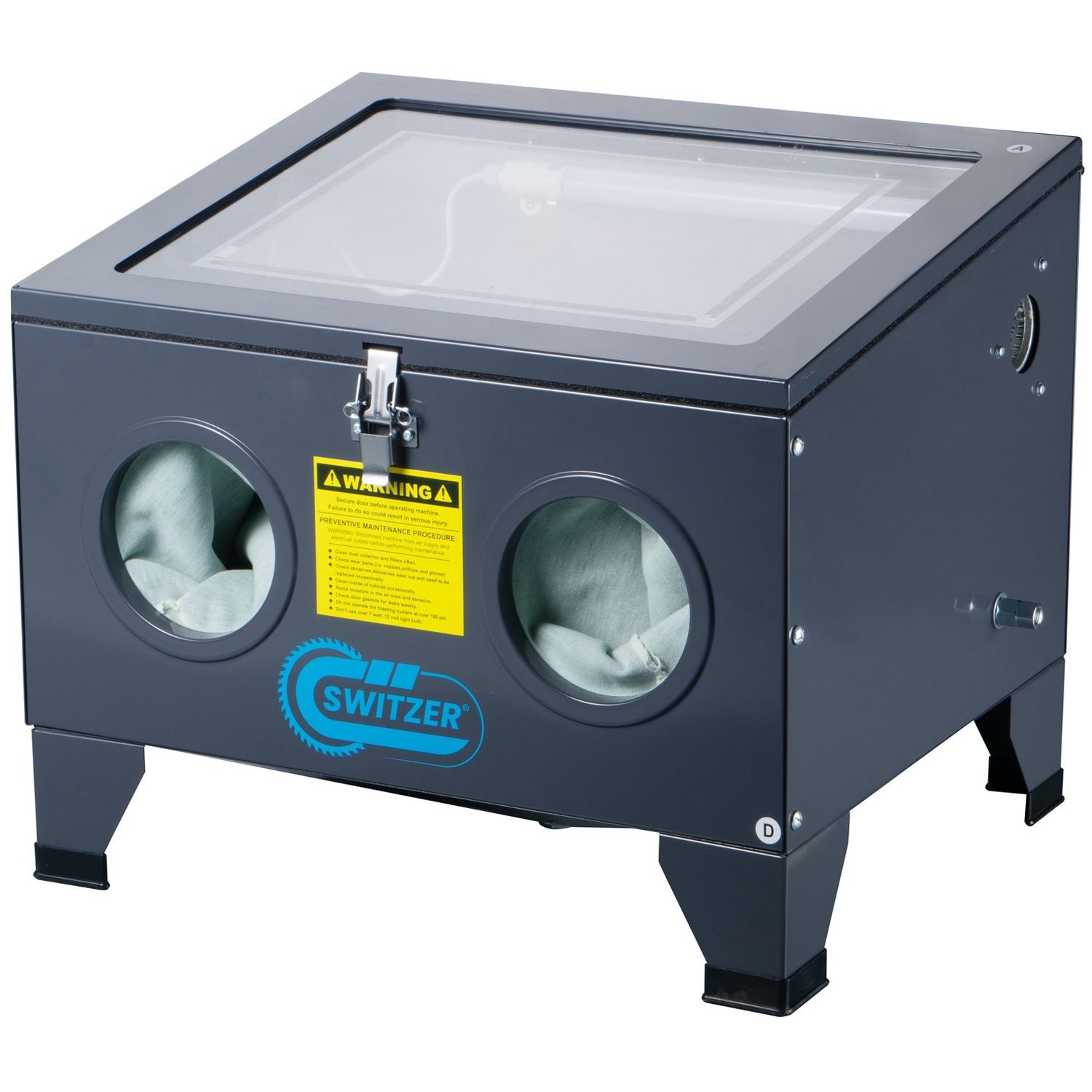 Switzer Sand Blaster - Led Light Sand Blasting Cabinet Grit Bead Sbc90 - Image 3