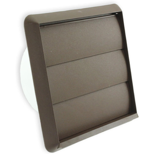SPARES2GO Exterior Wall Ducting Kit for Universal Cooker Hoods (Brown, 4