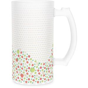 Cider Drinker Frosted Glass Stein