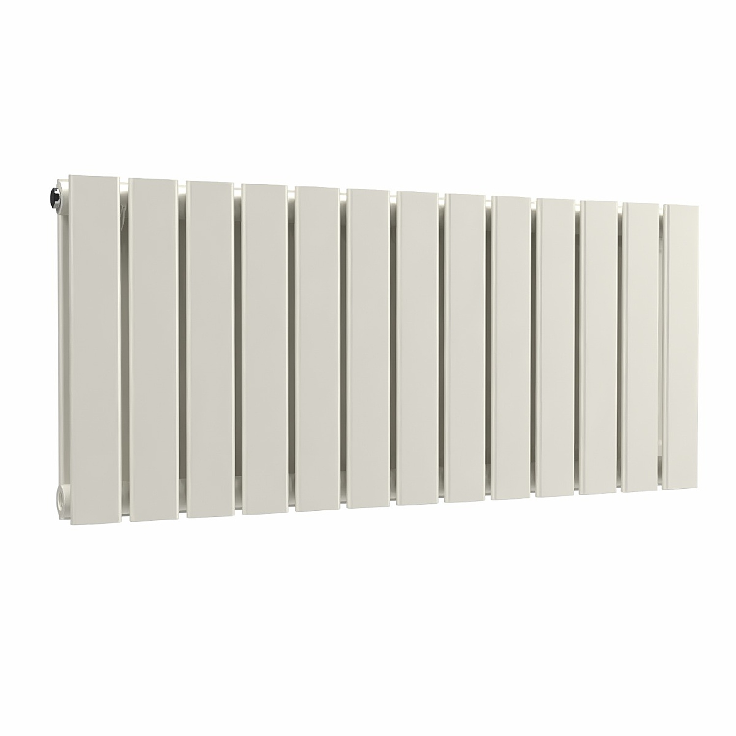 Lux Heat Flat Horizontal Radiator-Stone White-400Mm X 910Mm (Double) - Stone White