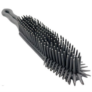 Rubber Hand Brush Pet Hair Remover for Carpets and Stairs