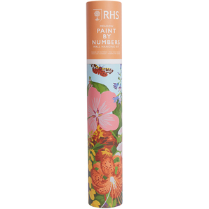RHS Paint By Numbers Hanging Kit With 24 Paints & 3 Brushes, Multicoloured, 400 x 500 mm A