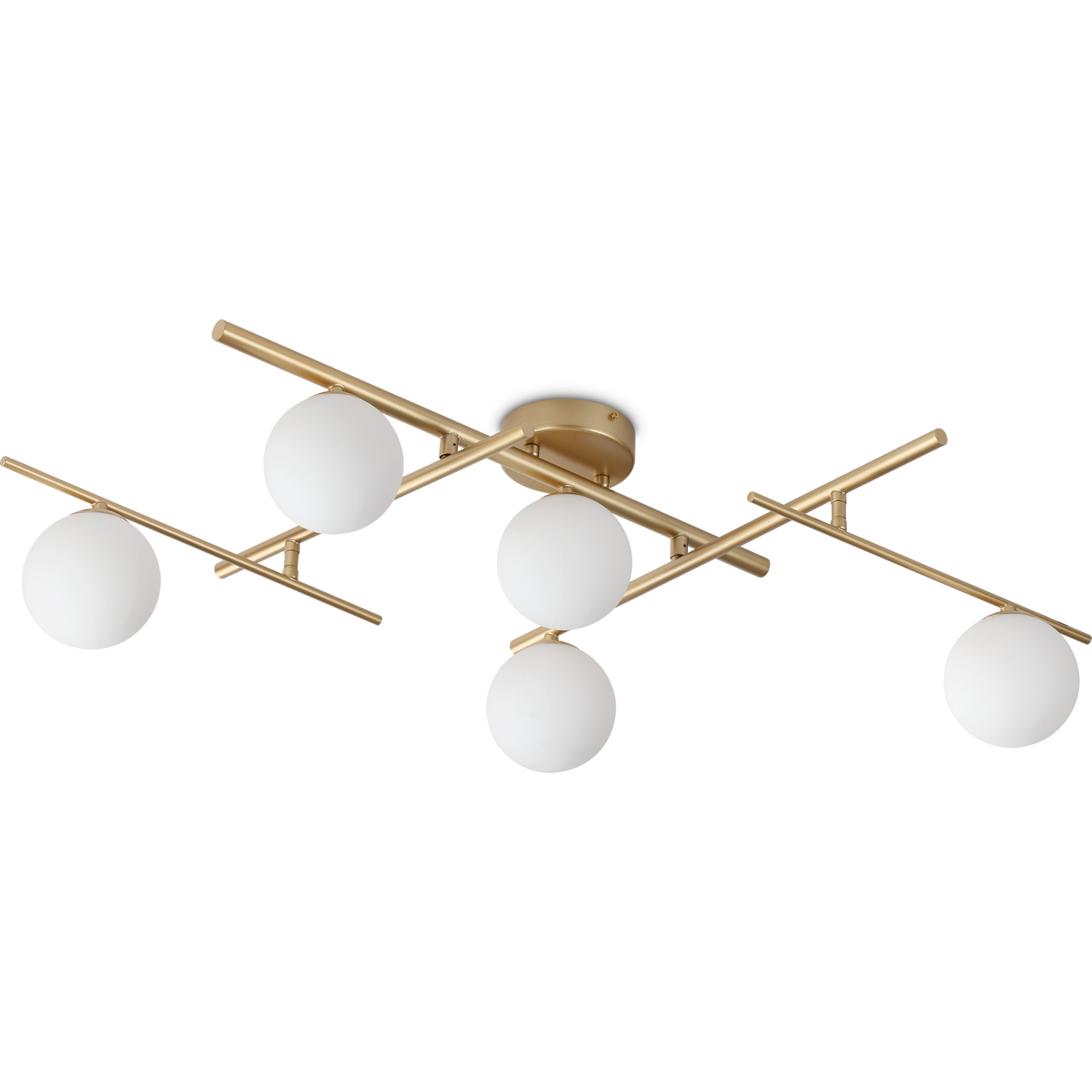 Netlighting Unisex Gold Atlas Light Globe Ceiling Light Brass In Size 5 - Image 3