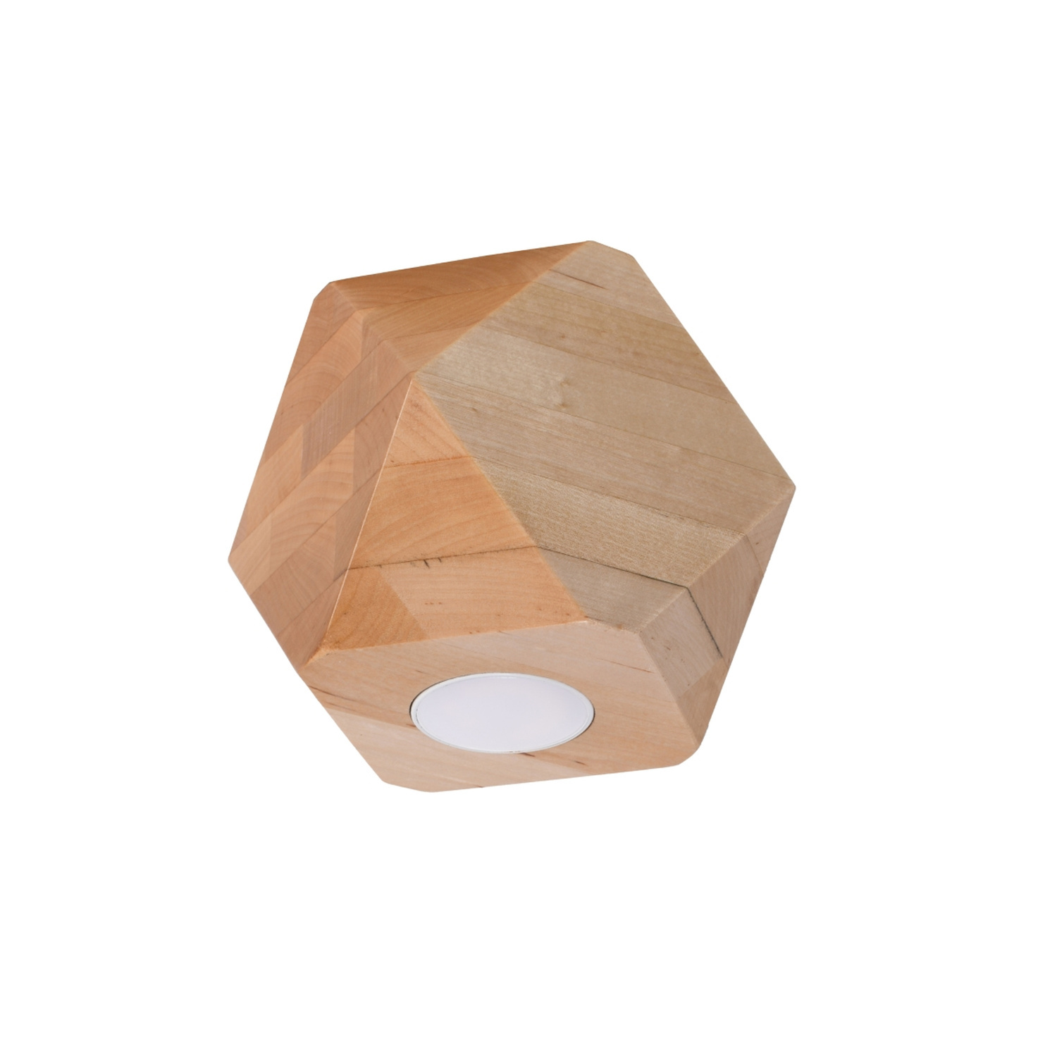 Scandinavian Wooden GU10 Ceiling Spotlight Natural Wood Surface Light Lamp - Image 2