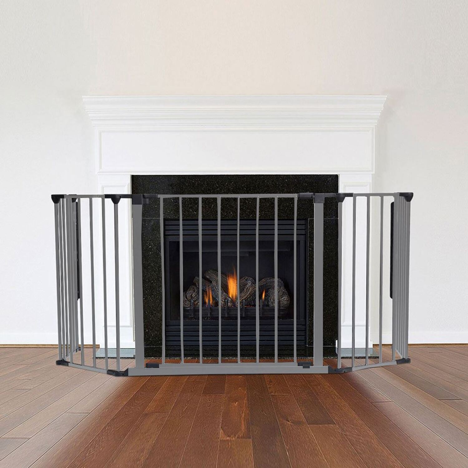 Safetots Multi Panel Fire Surround, 49Cm Deep X 105Cm Wide, Grey, 70Cm Tall - Grey / 105.0Cm - Image 2