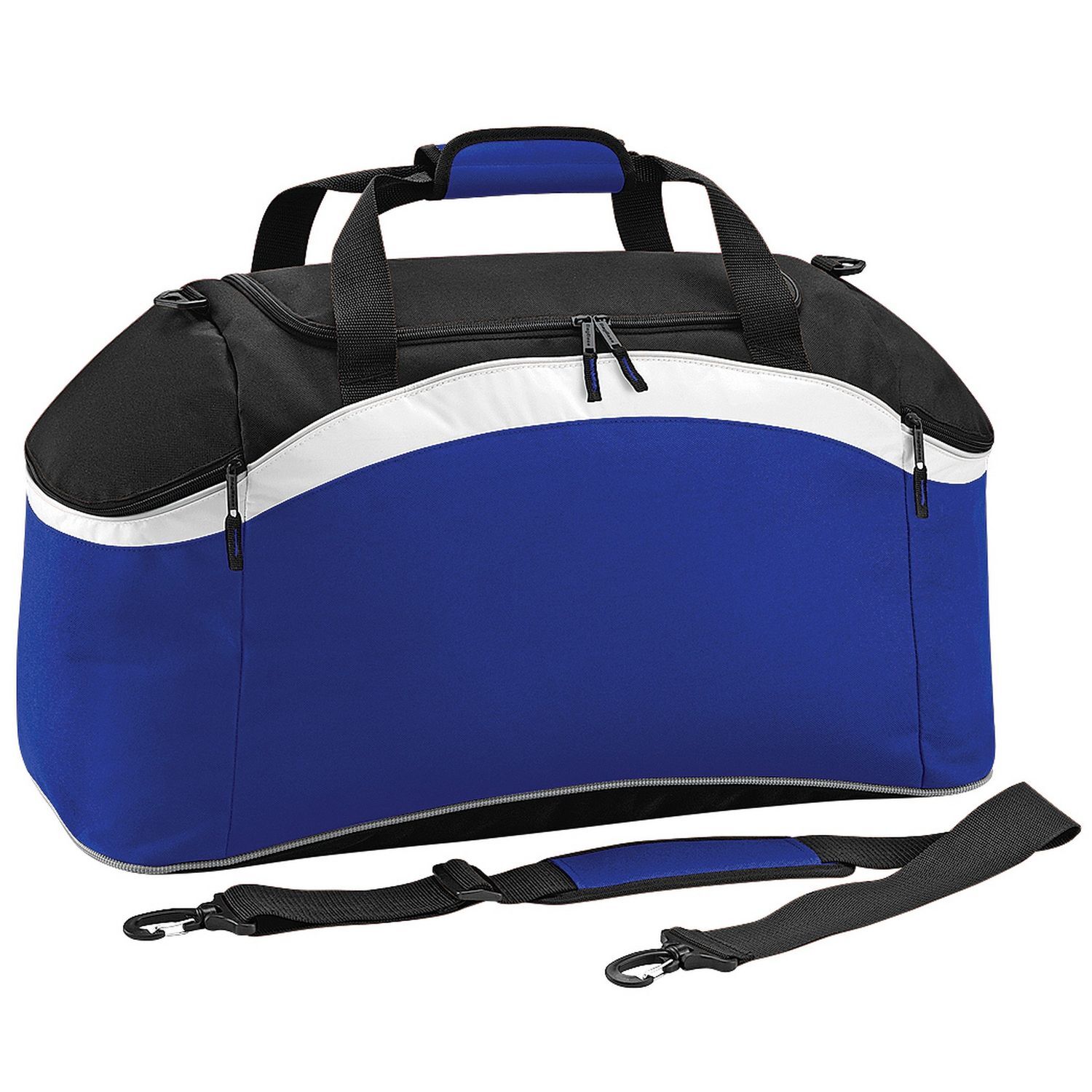 Bagbase Teamwear Holdall A - Bright Royal Blue/Black/White / Polyester