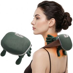 Dragodirect Wireless 4D Neck and Shoulder Massager with Deep Tissue Kneading