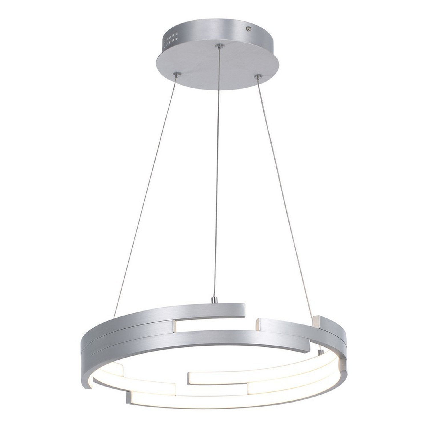 Italux Lighting Modern Pendant Light Silver D - Silver