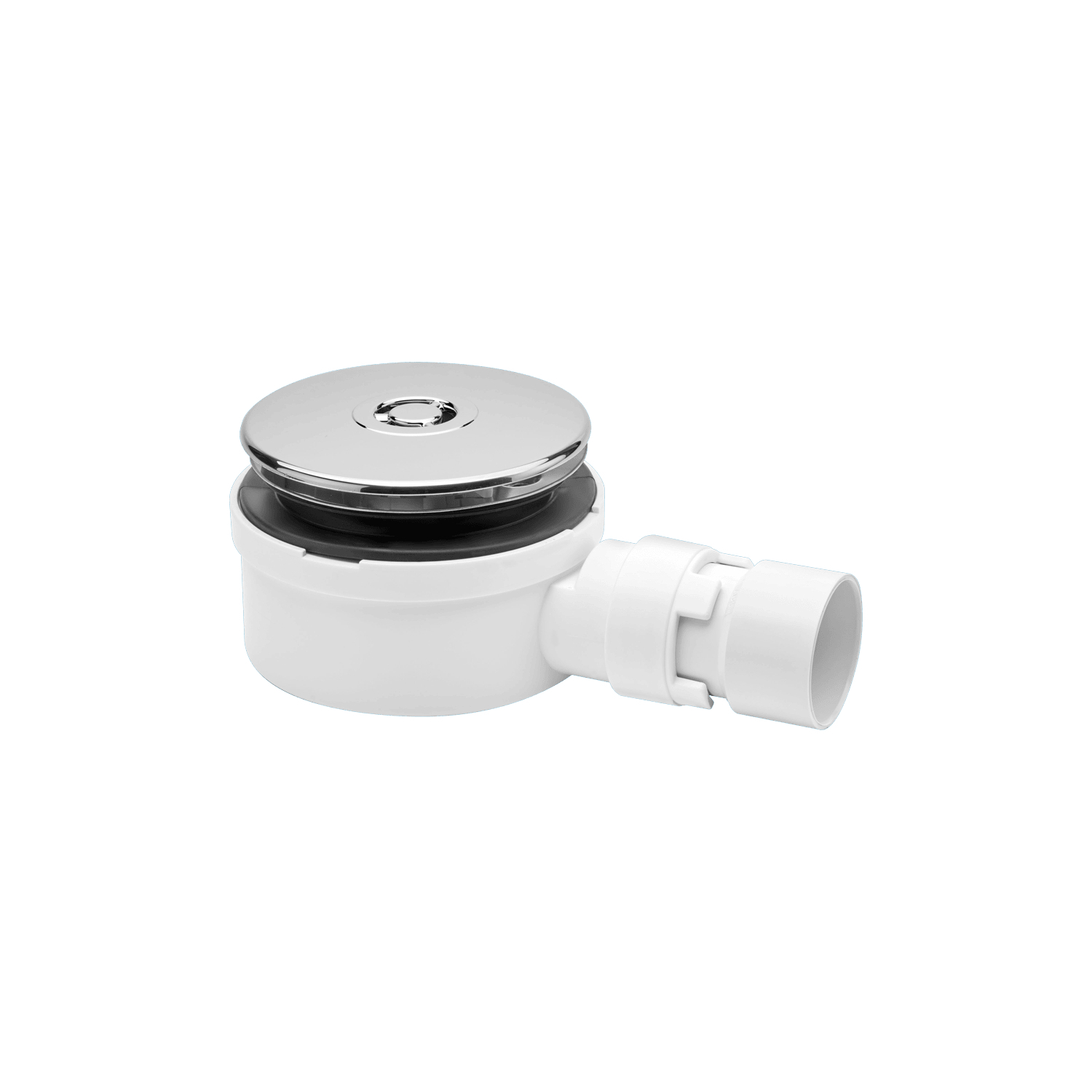 B&Q - Shallow Shower Trap Chrome 53mm High X 90mm X 1.5" Outlet St90Cp10-53 - Image 3
