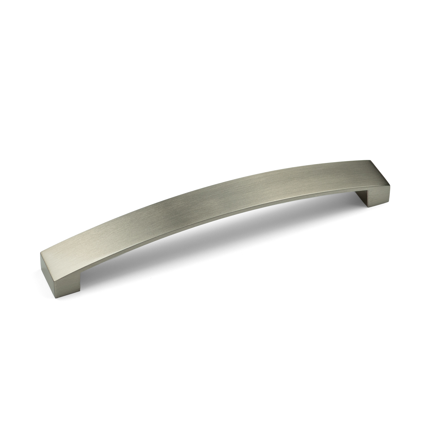 Brushed Nickel Curved Bow D-Bar Handles - Image 4