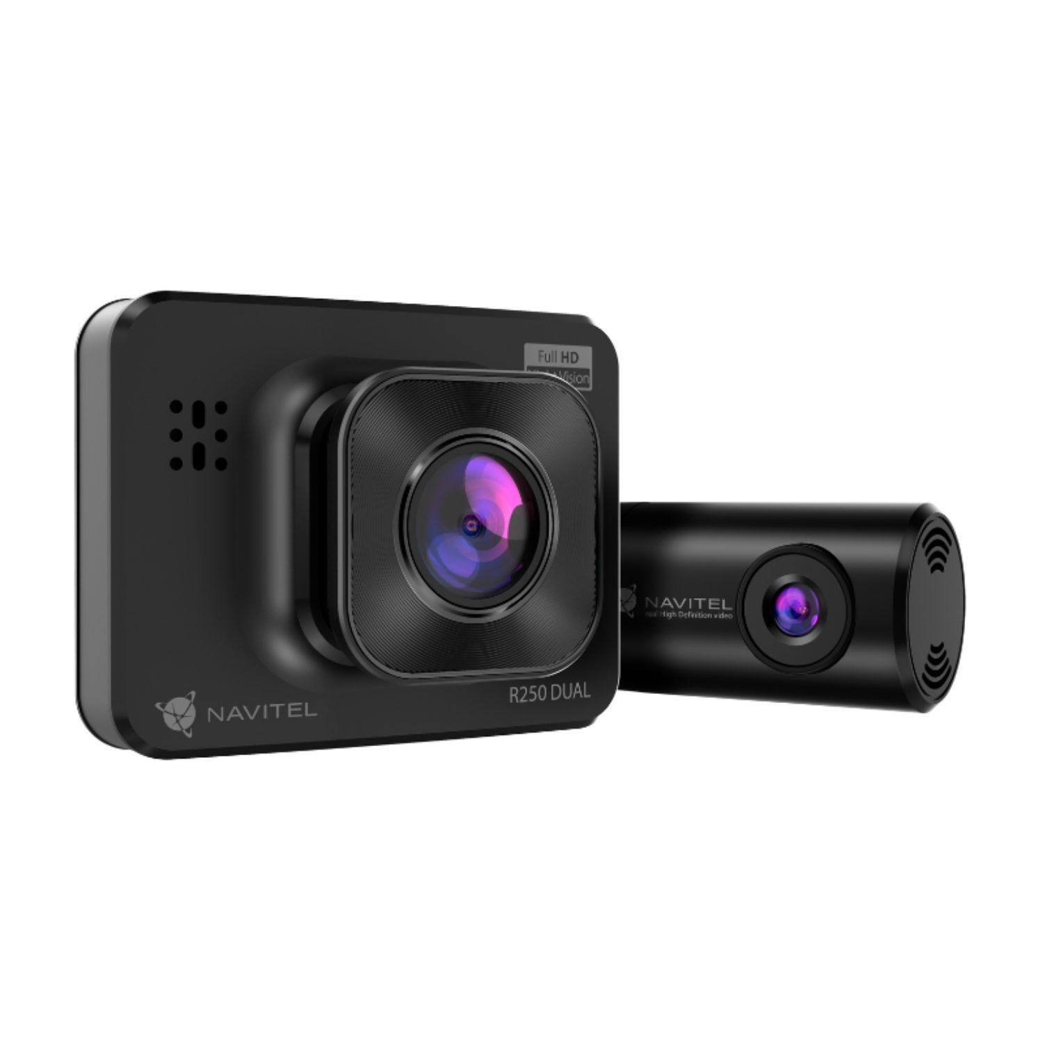 Navitel R250 Dual Full Hd Front & Hd Rear Dash Cam - Black, Black - Image 5