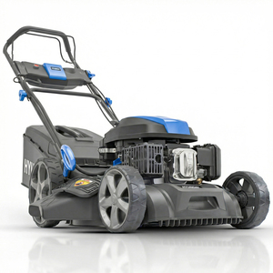 Hyundai Self-Propelled Petrol Lawnmower Cordless Electric Start 18