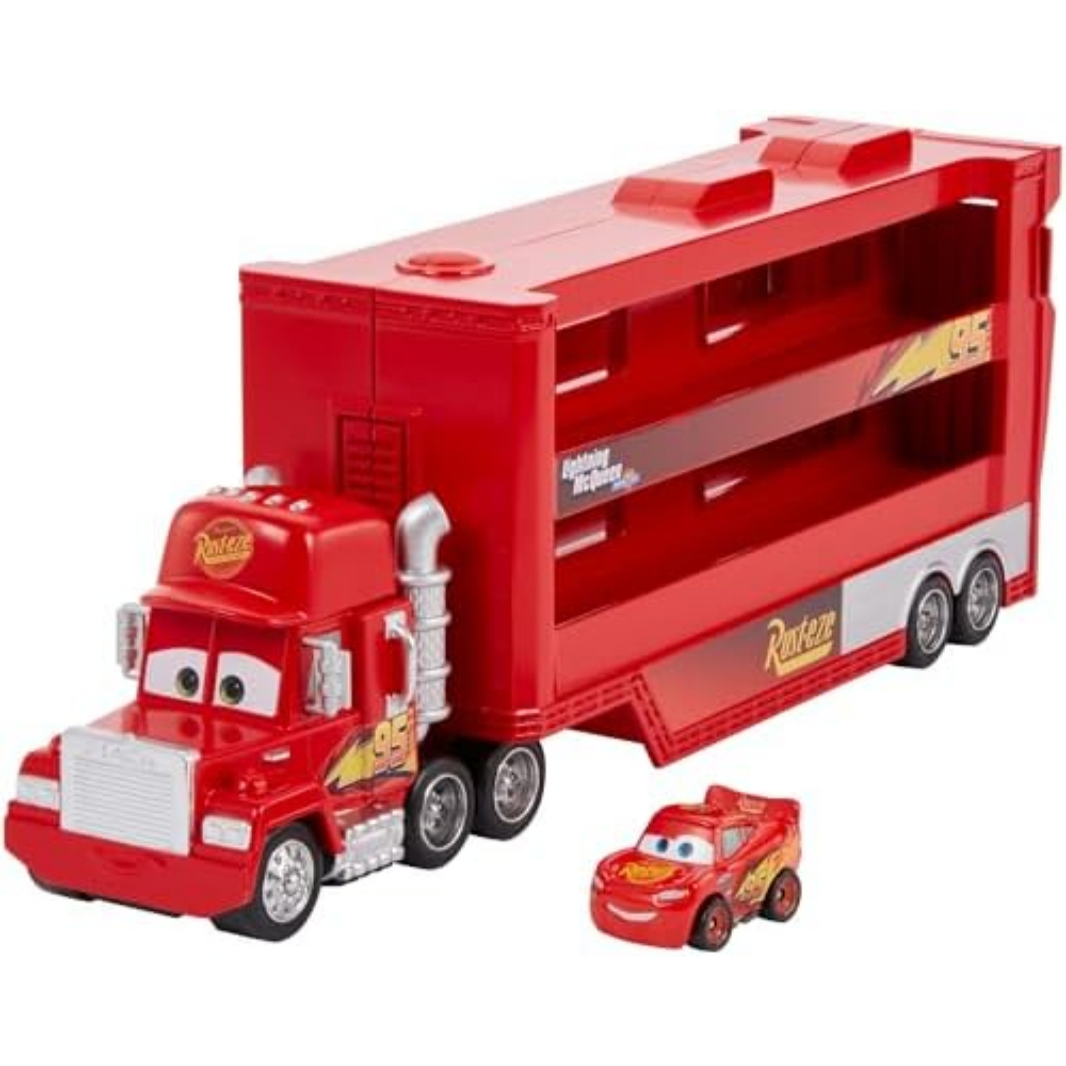 Disney Cars Mini Racer Mack Truck Transporter - Image 4