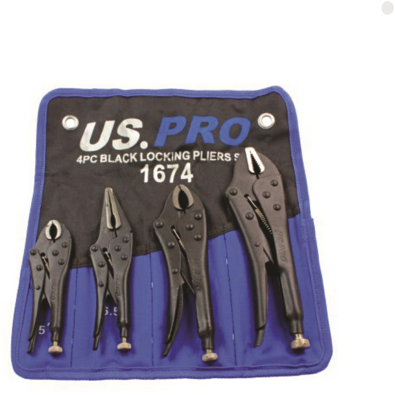 4pc Locking Mole Grip Vice Plier Set Long Nose Adjustable Tool Pliers - Image 6